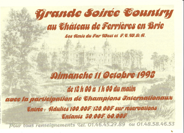 Flyer 11 octobre 1998