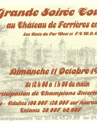 Flyer 11 octobre 1998