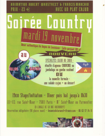 Flyer 19 novembre 2000